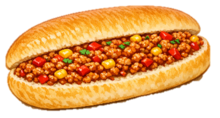 イラスト：【はさんで食べよう】