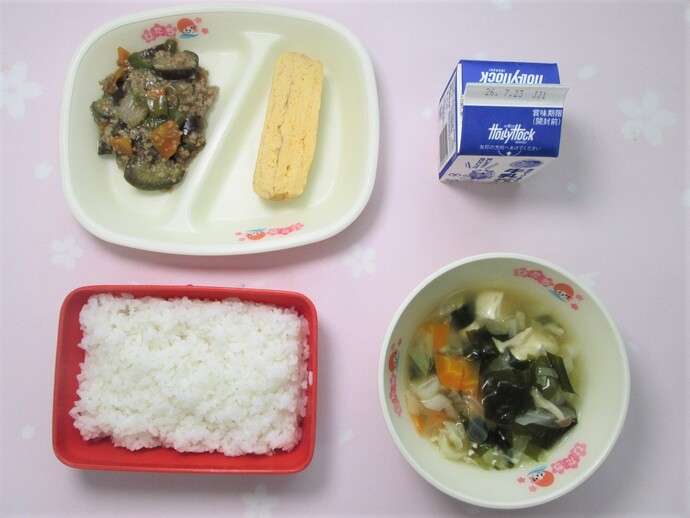 写真：7月10日(金曜日)の献立