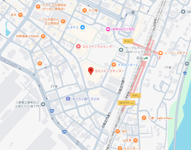日立シビックセンター地図