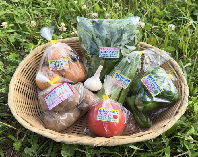 樫村ふぁーむの野菜の写真
